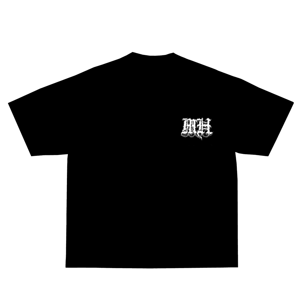 MH BLACK CHAIN TEE